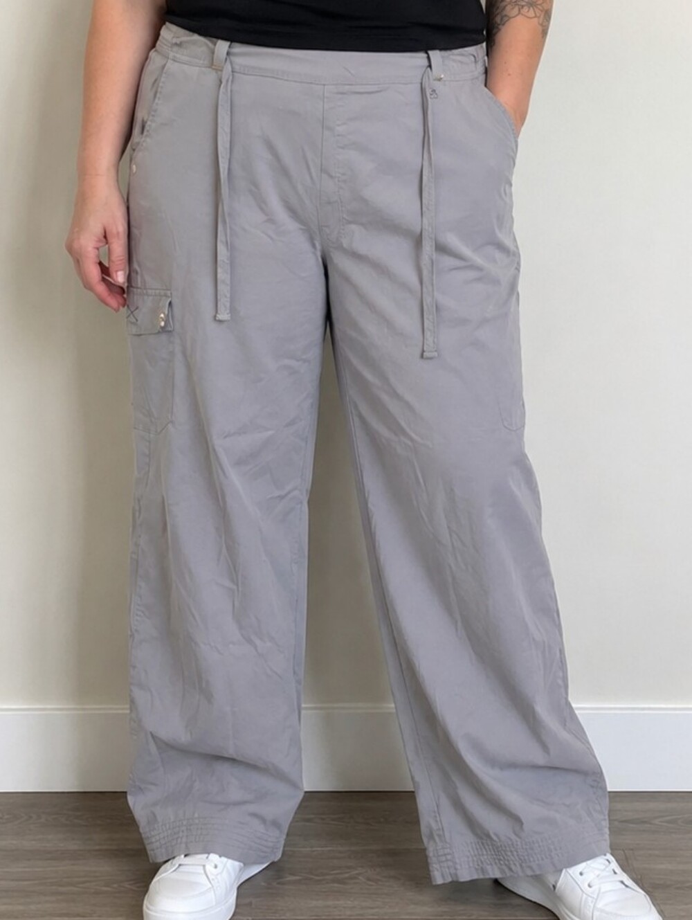 Laura Ashley Gray Cargo Utility Pants – Women’s XXL